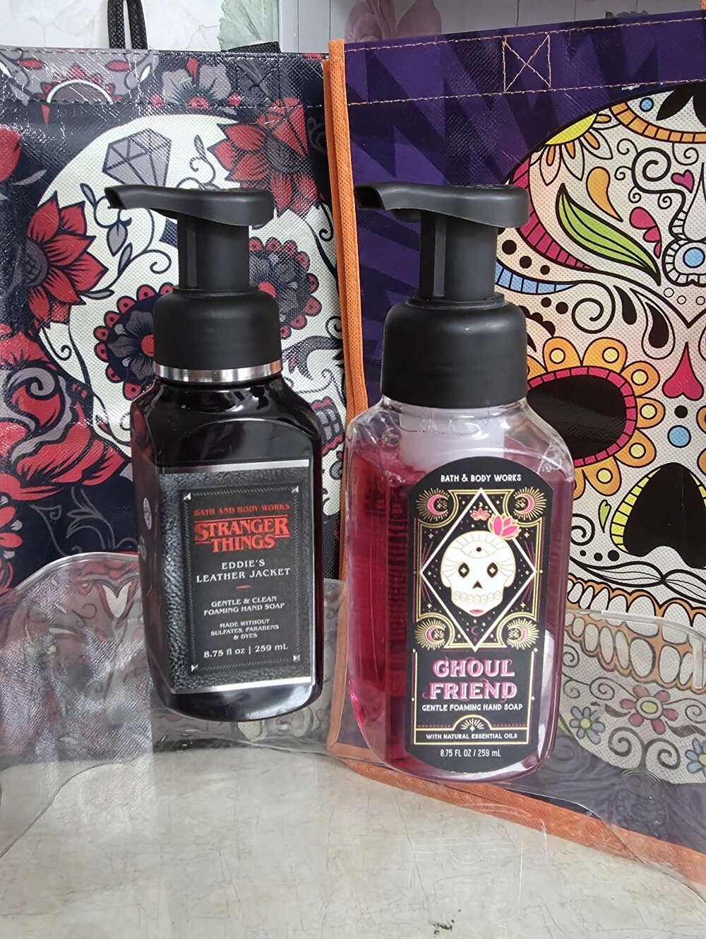BBW Eddie's Leather Jacket + Ghoul Friend + 2 Sugarskull Totes (New)